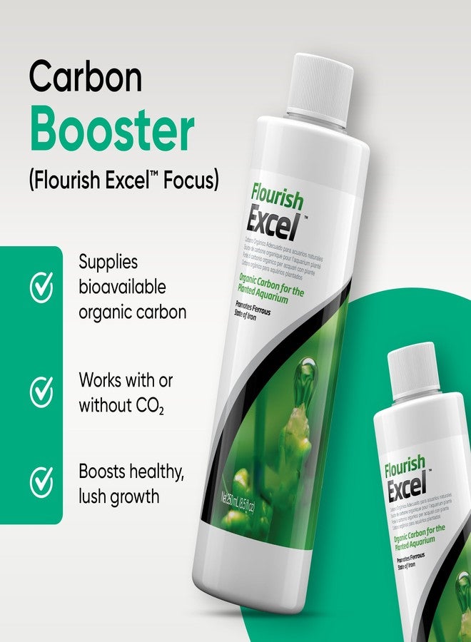 Trinity Treats Flourish Supplement 250ml, Flourish Excel Organic Carbon 250ml including Microfiber Cleaning Cloth(Flourish planted Aquarium Supplement Flourish Excel Organic Carbon for Aquatic Plants) - Image 3